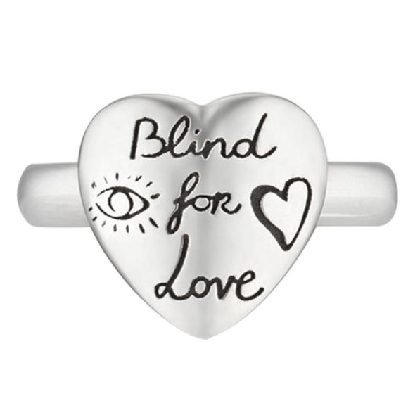 NWT Gucci Blind for Love Heart Ring Size 7.5 - Picture 11 of 11